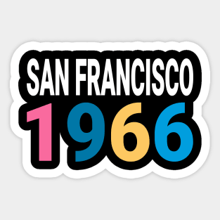 San Francisco 1966 Sticker